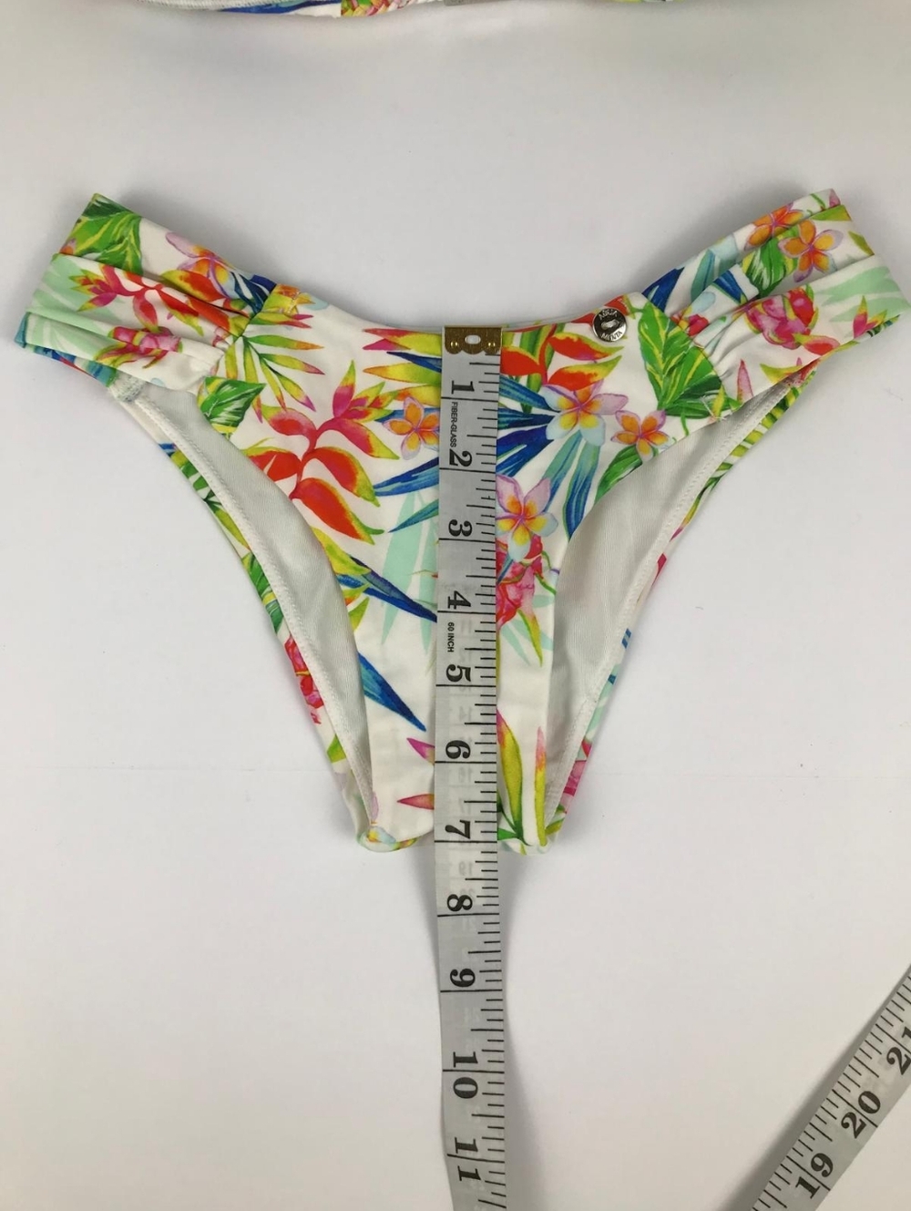 Agua Menta Tropical Floral Bikini Set Size Small Runs Small - Picture 11 of 15